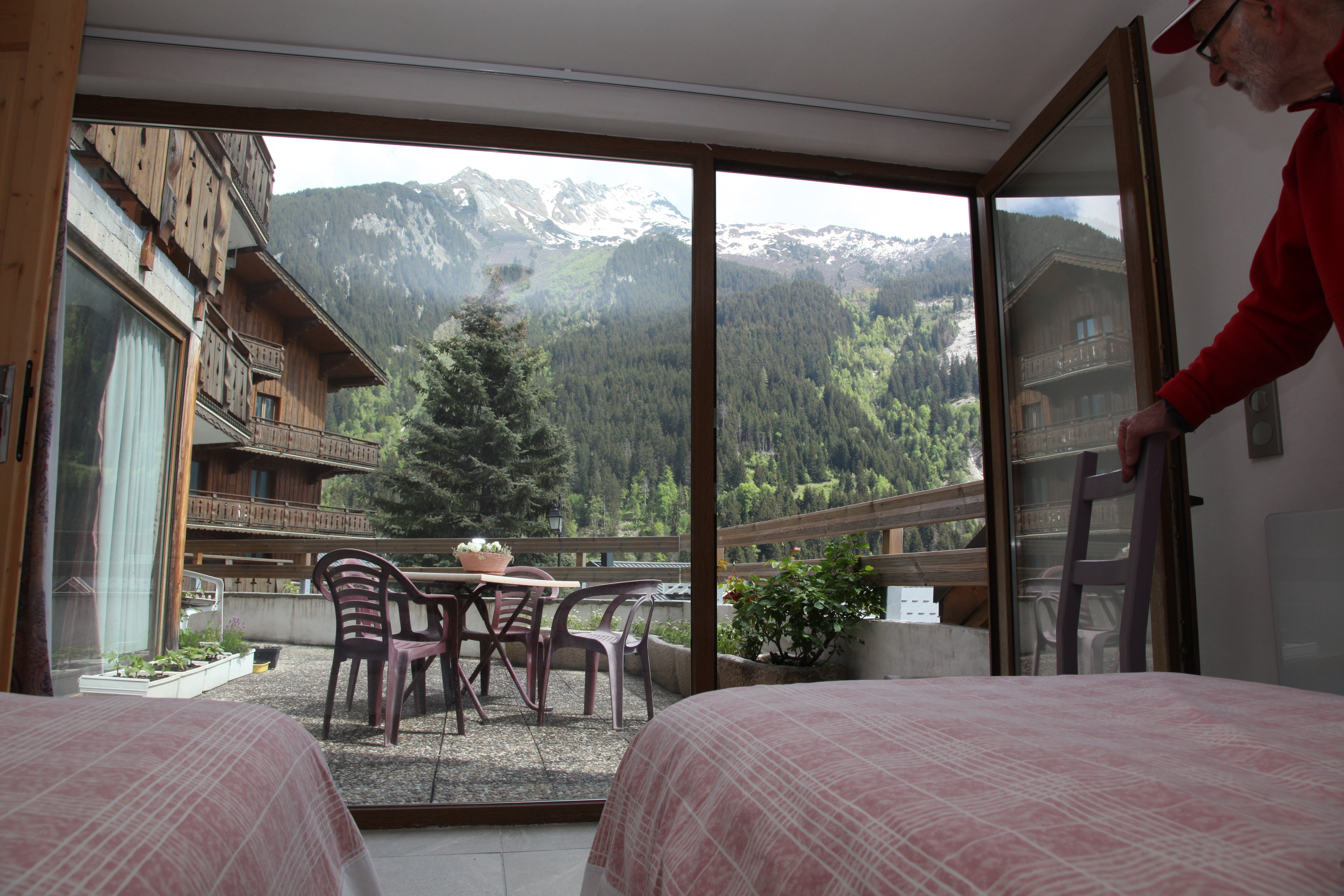 Chambre 1 et terrasse