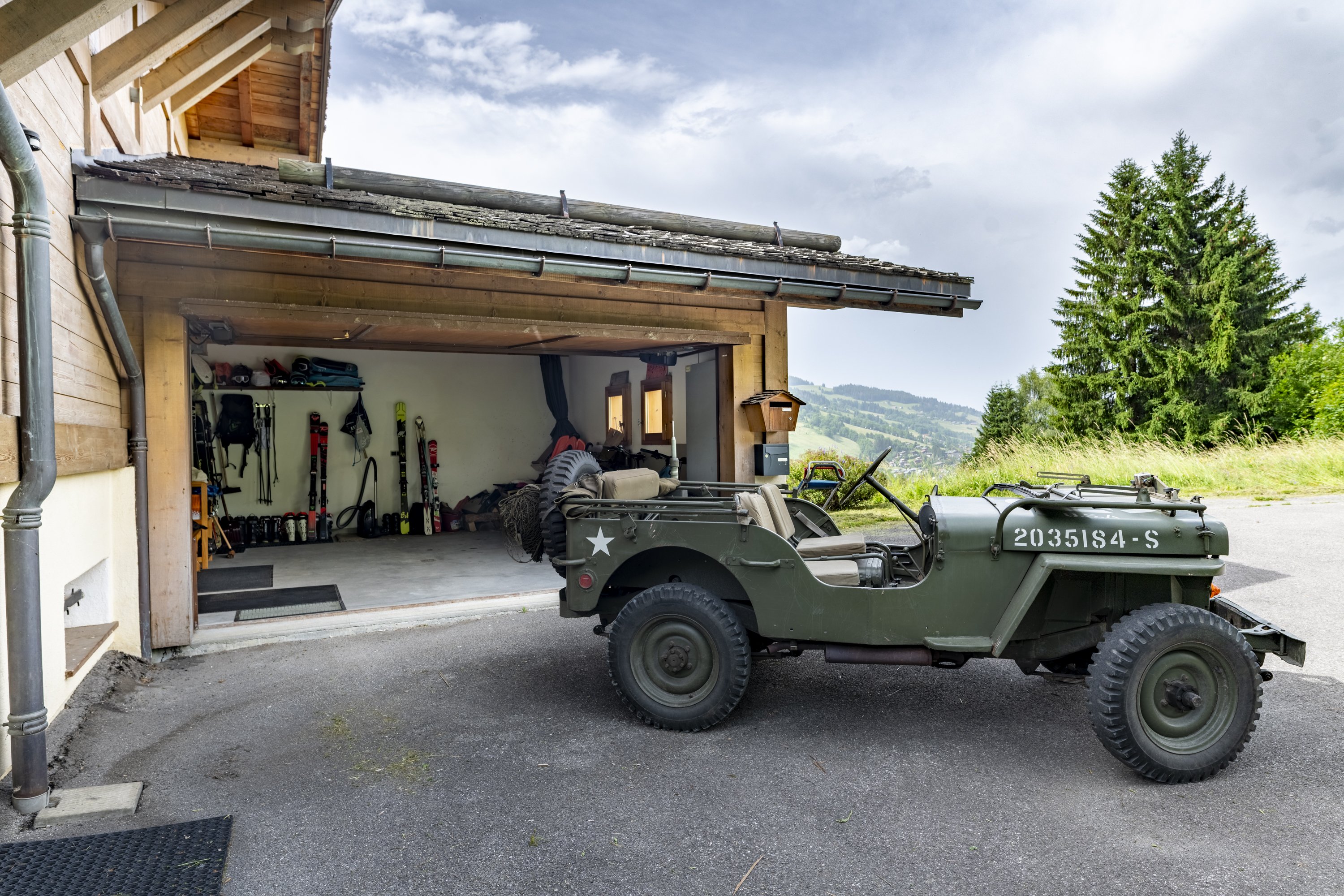 entrée du garage 