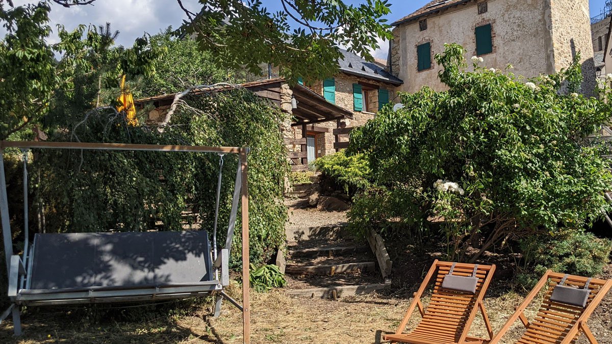 La Ferme des Astres, le jardin 