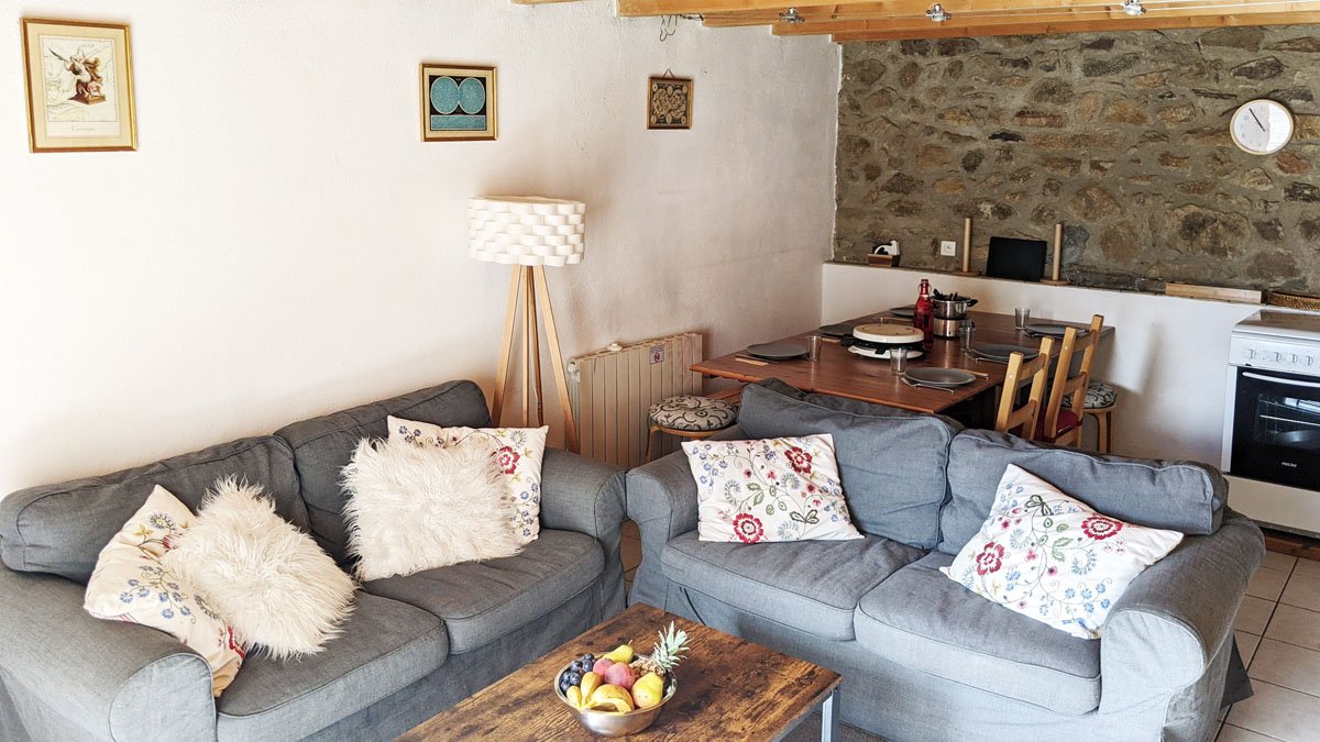 Séjour salle à manger d'un des 2 duplex 