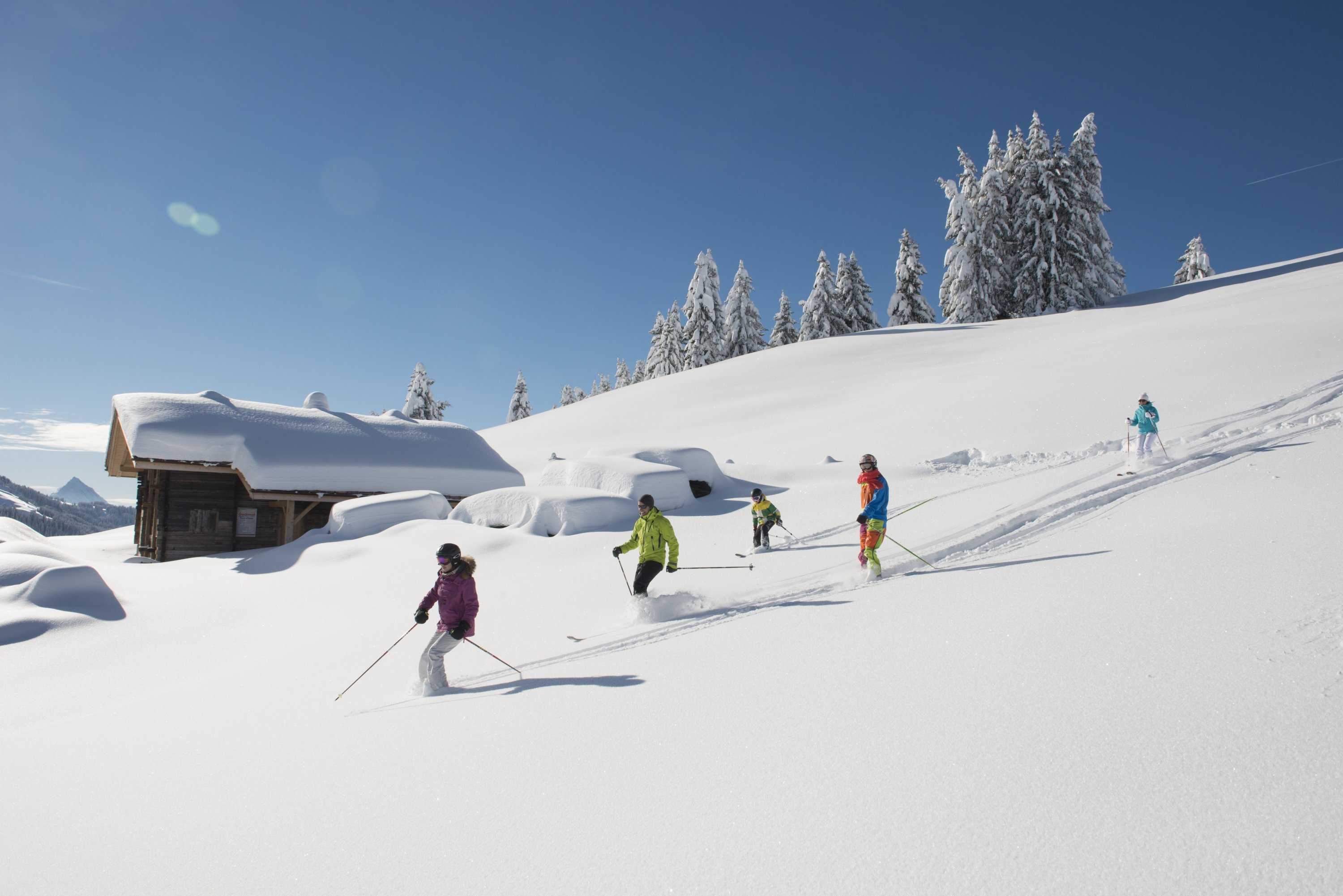 Partez du chalet skis aux pieds !