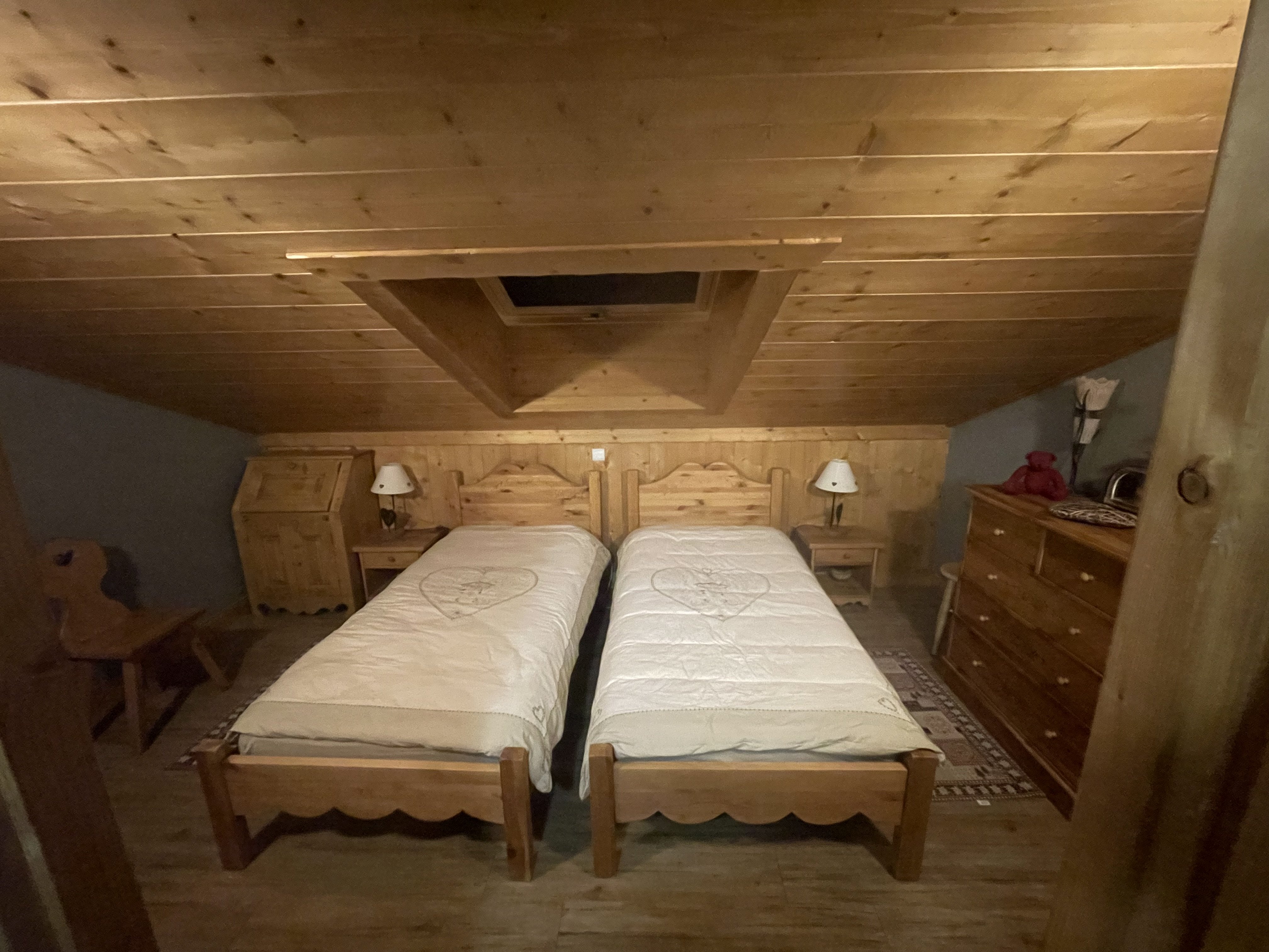 Chambre avec 2 lits simples 