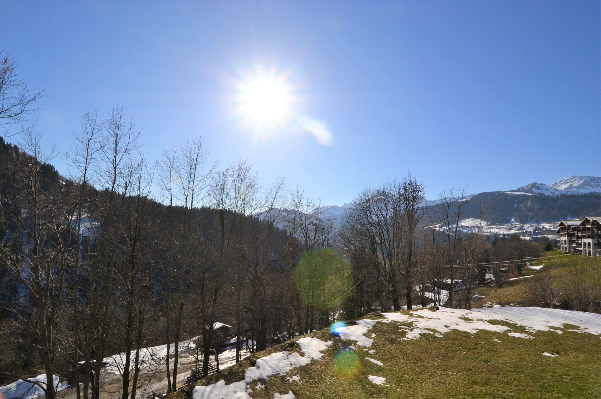 vue sur le charvin depuis le balcon (sans vis à vis)