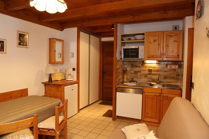 Vue sur le coin cuisine