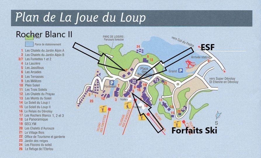 Plan de la station