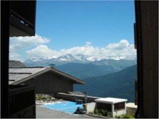 Vue du balcon sur le Beaufortain