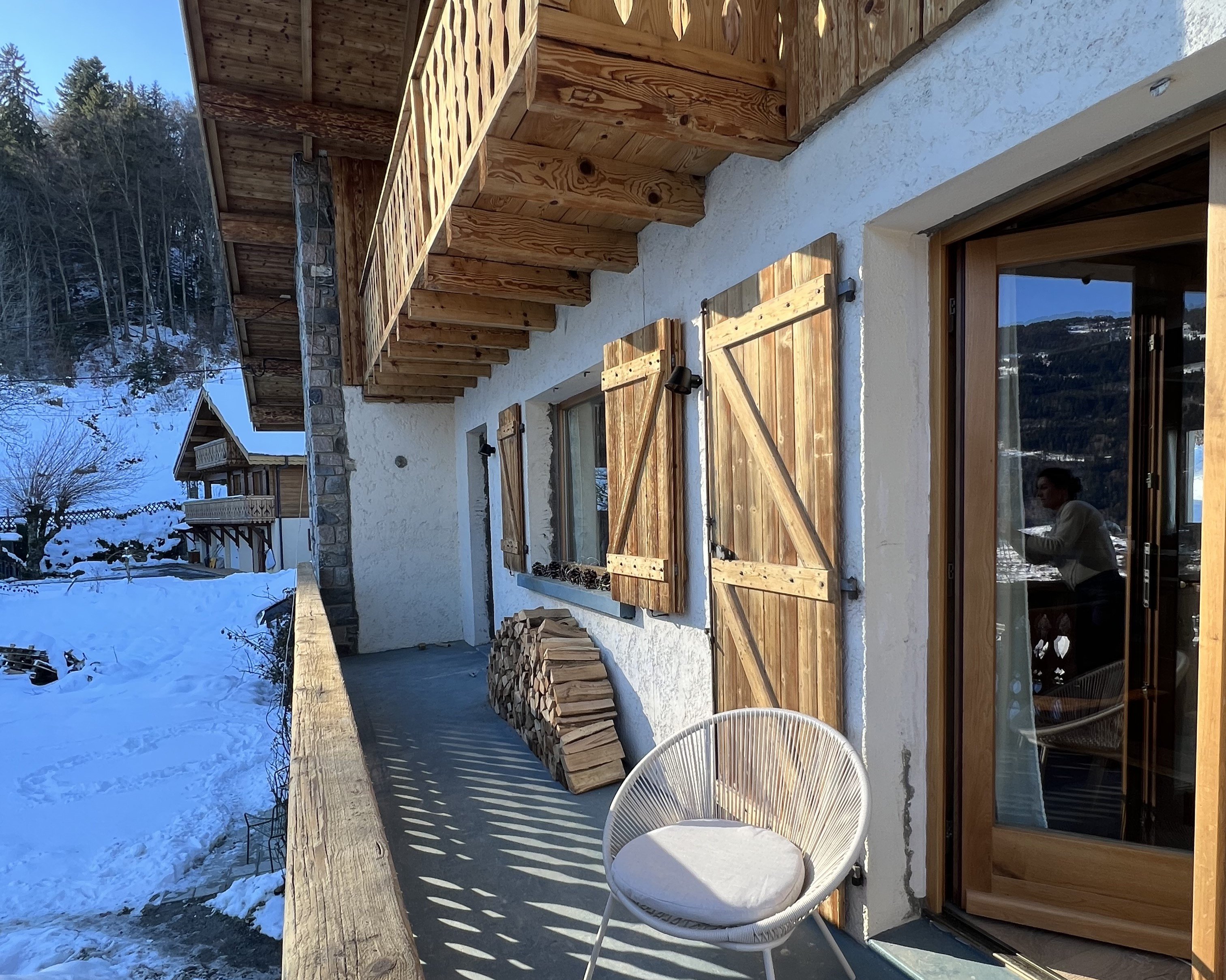 Terrasse accessible du salon
