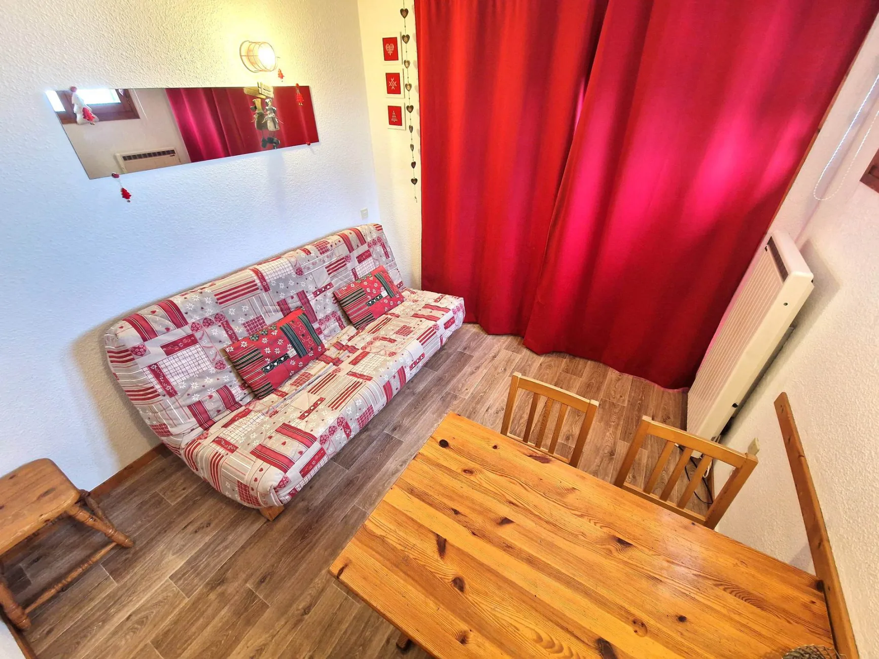 studio 3 personnes en plein coeur station 19m²