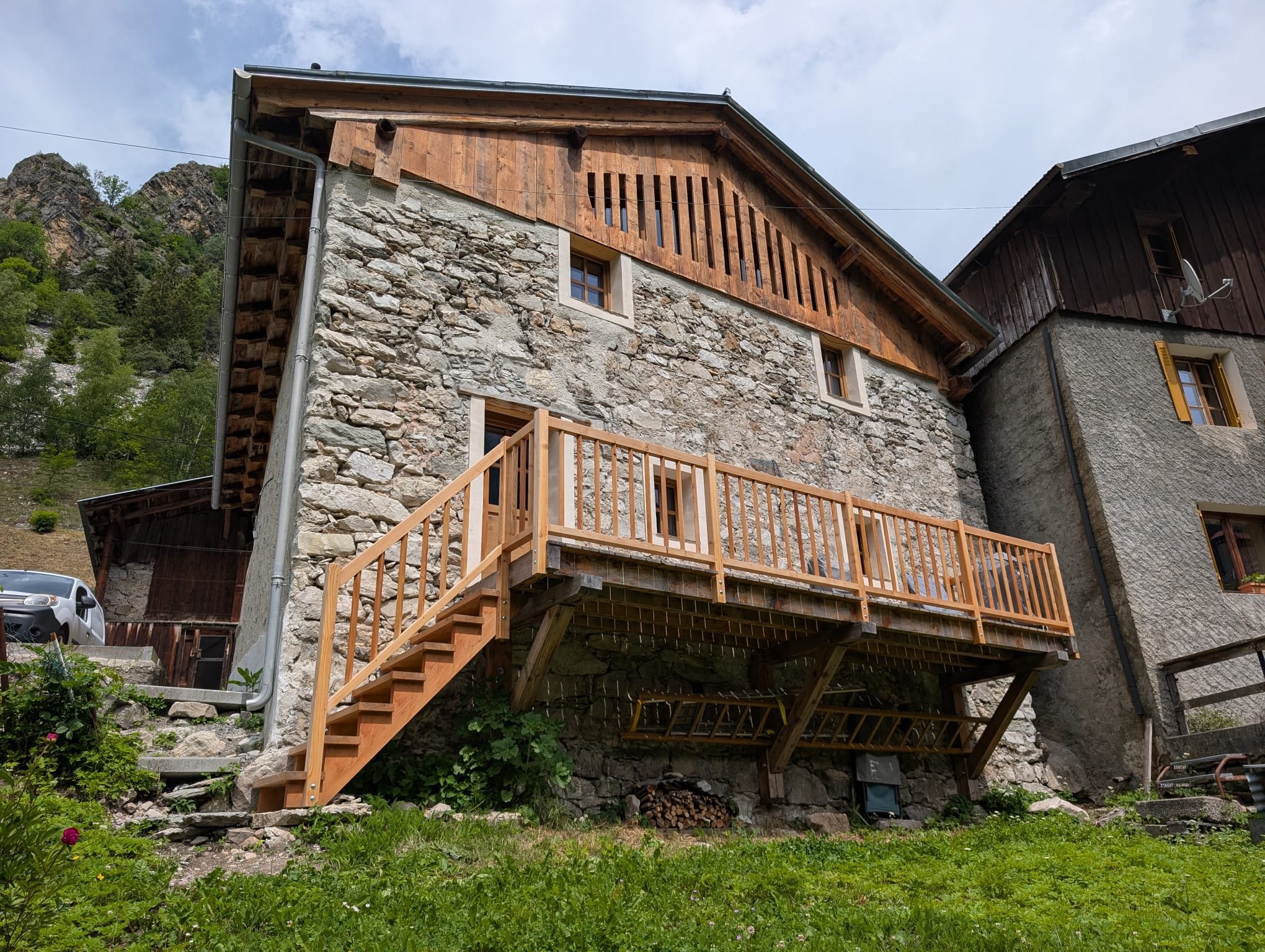 La Cabane des 4 à Chambéranger (Vanoise, Tarentaise, Savoie)