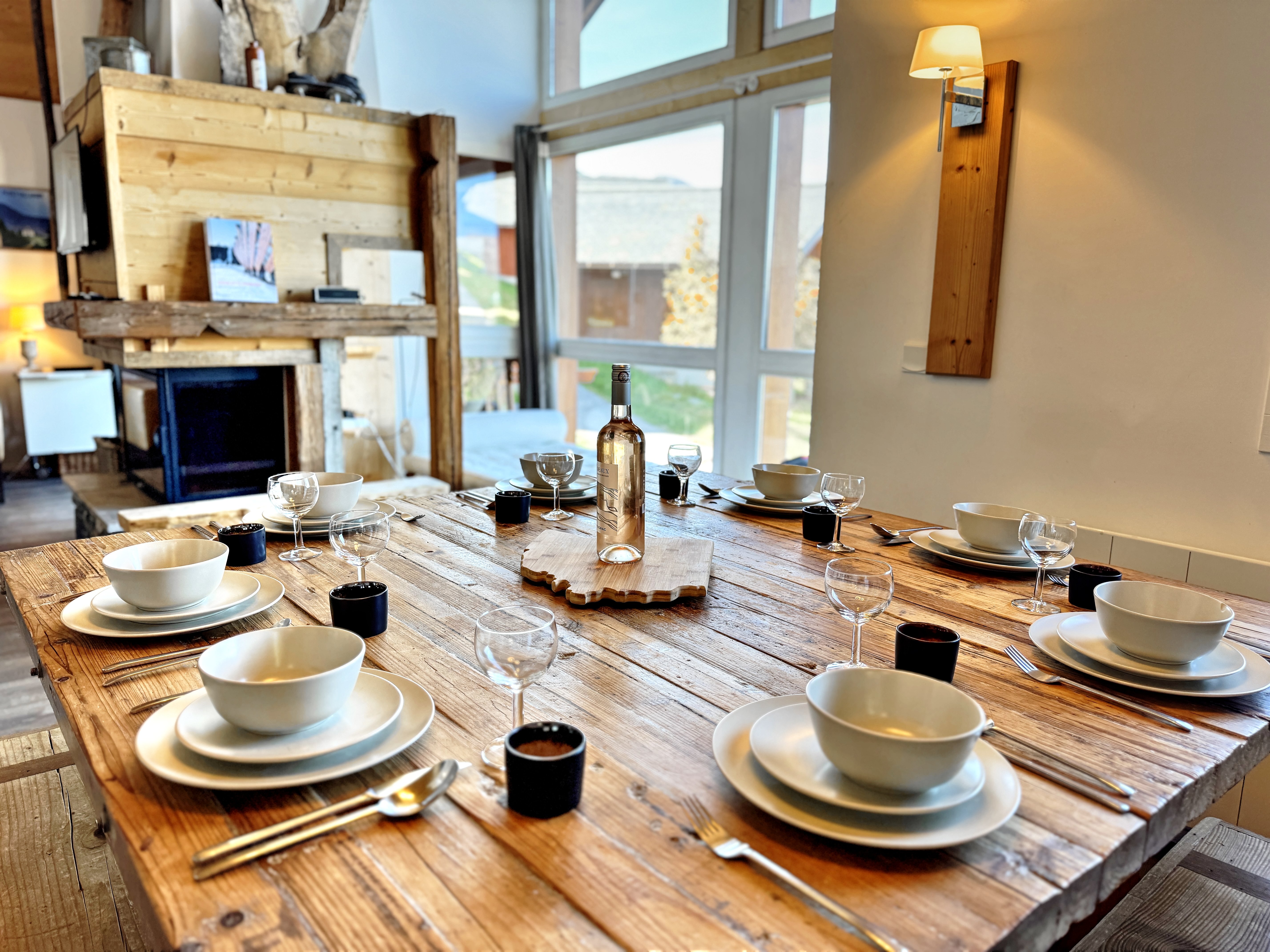 Salle à manger avec vue