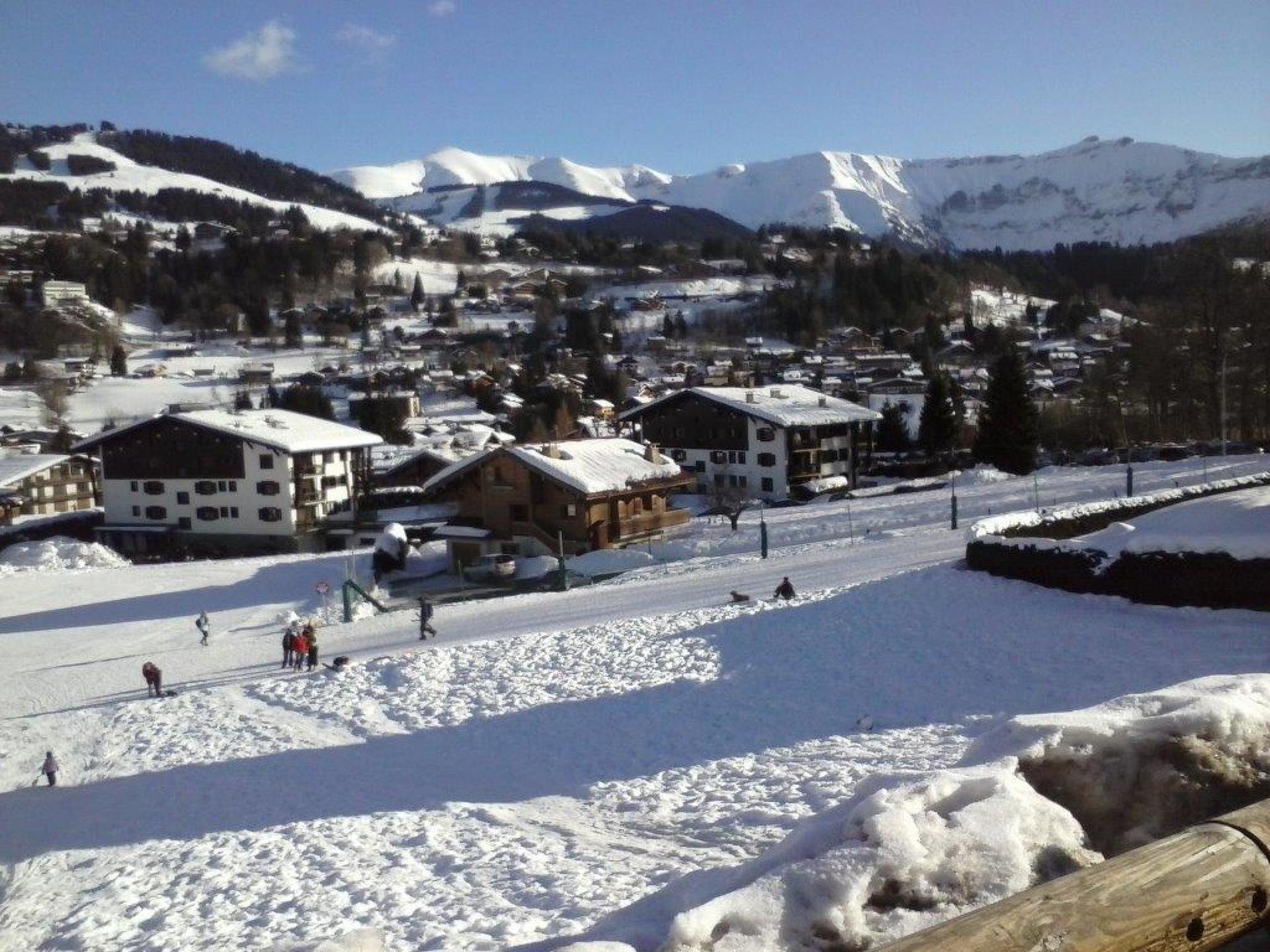 Vue sur le chalet