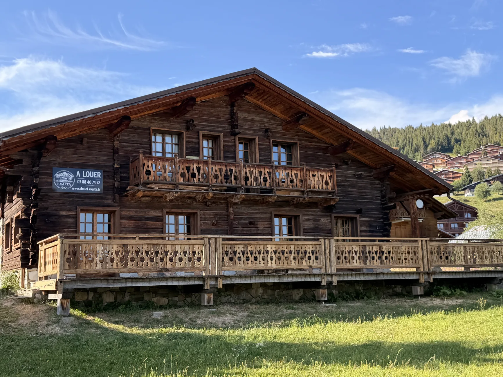 Chalet Exalta aux Saisies l'été