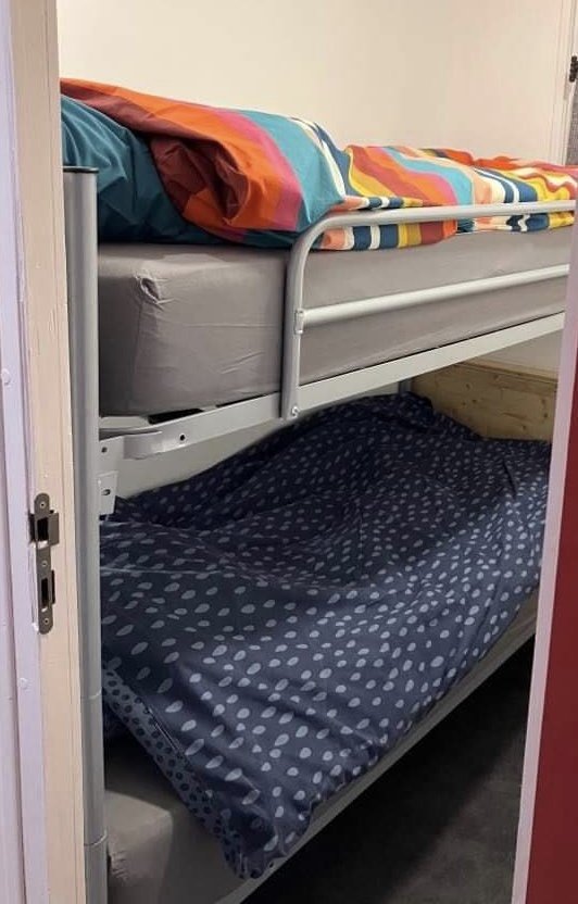 Chambre avec lits superposés