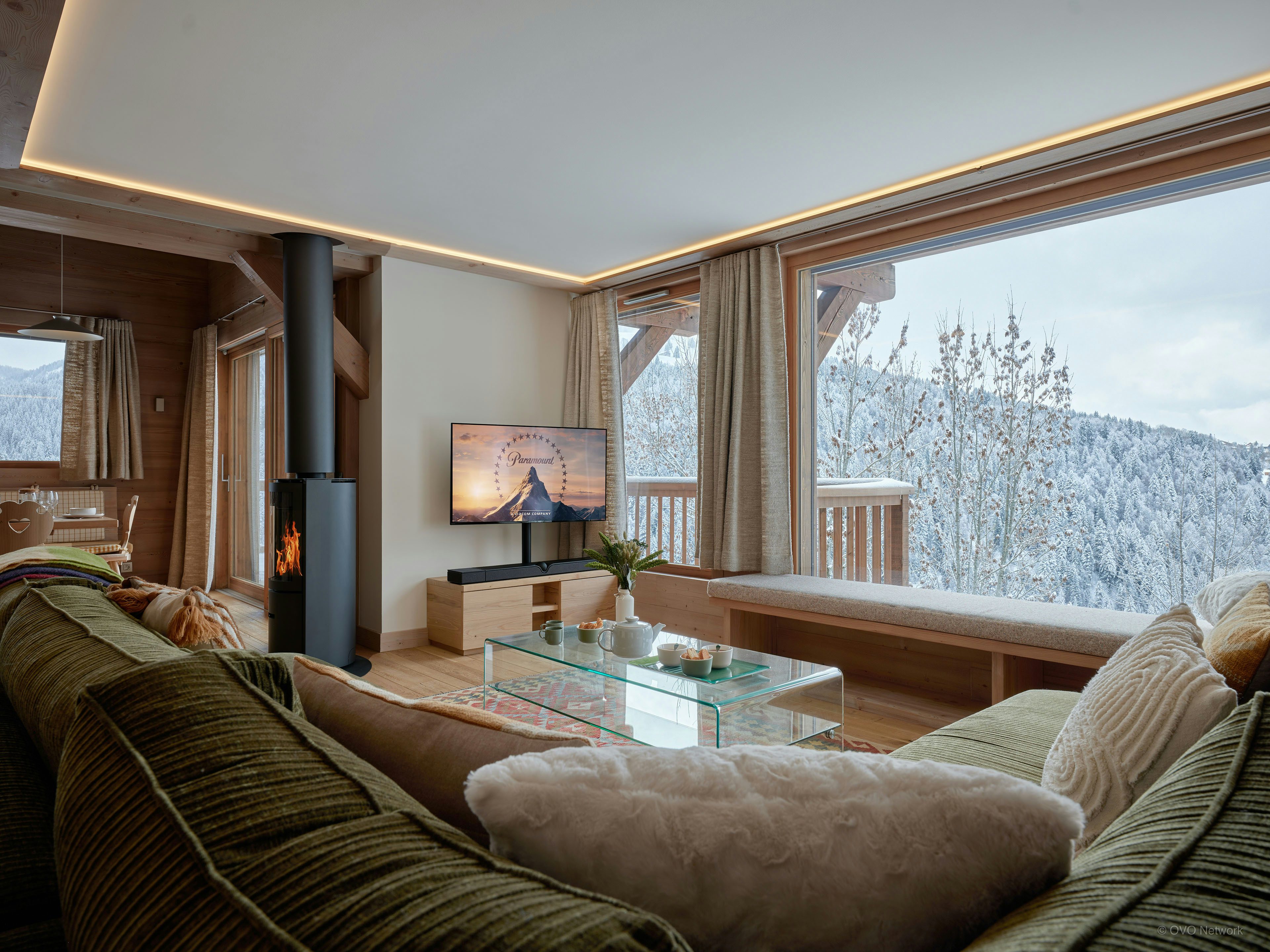Chalet pour 8 avec sauna et vue spectaculaire