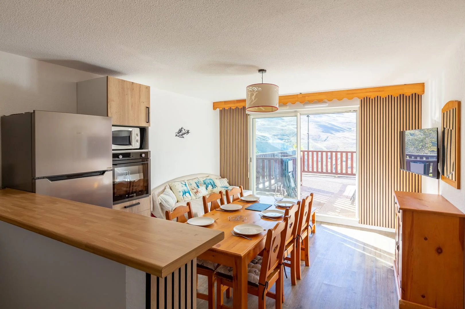 Peyragudes Appartement 8 personnes Terrasse Sud