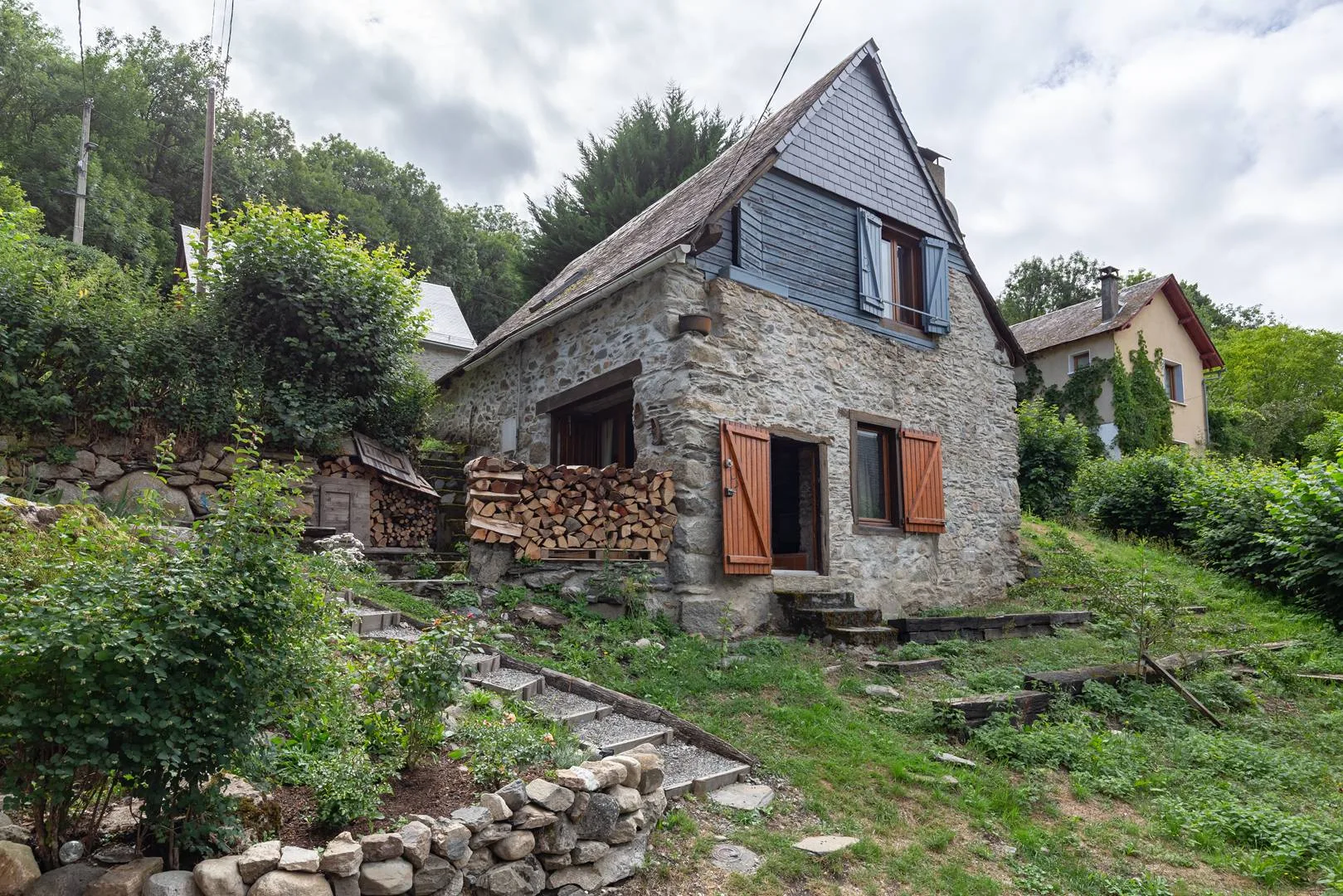 Grange rénovée pour 8 personnes Aneran