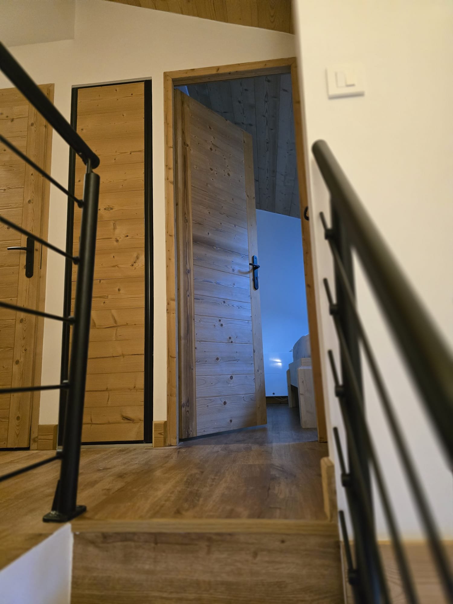 Haut d'escalier