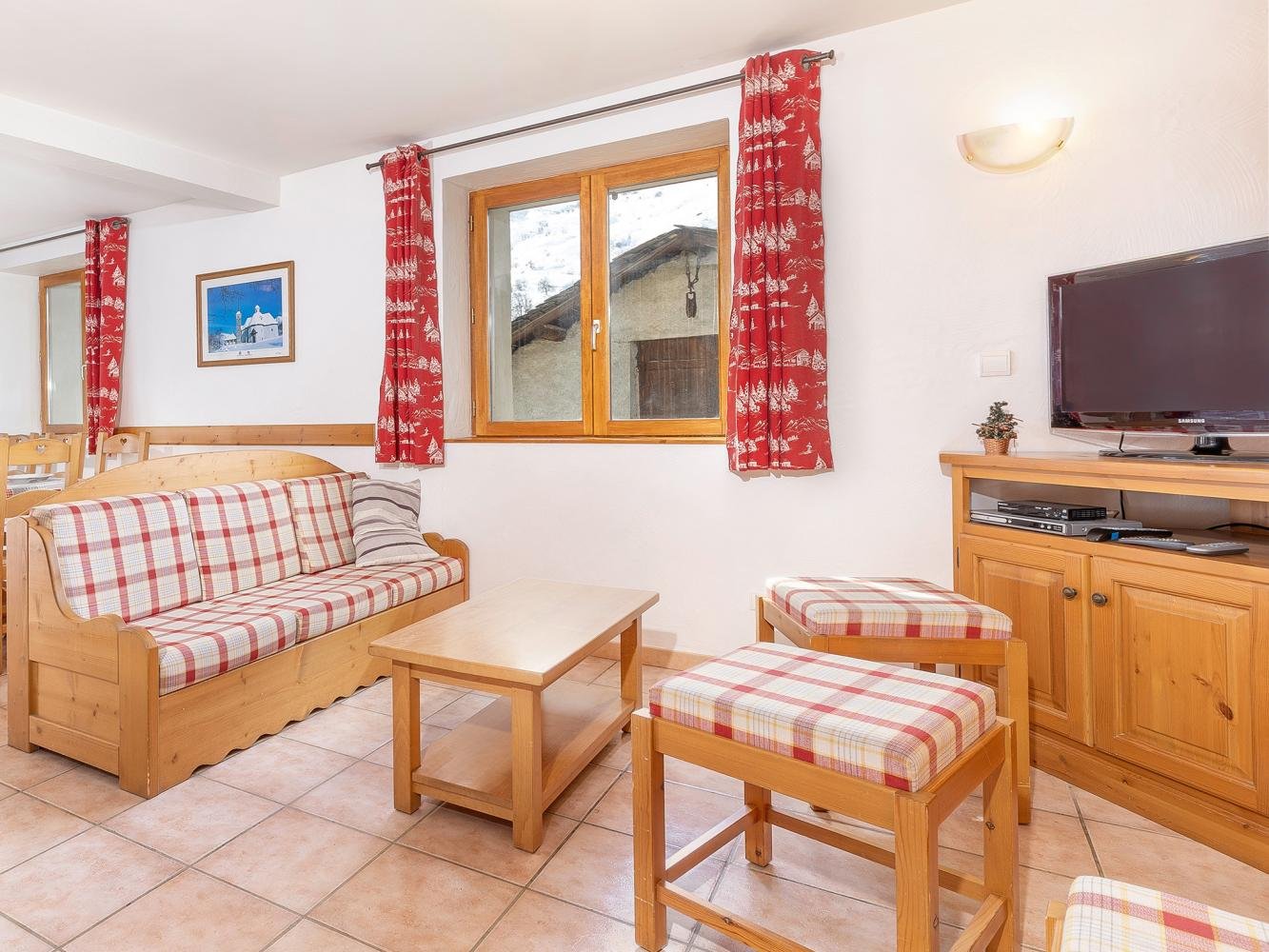 Chalet Balcon Cime de Caron - séjour