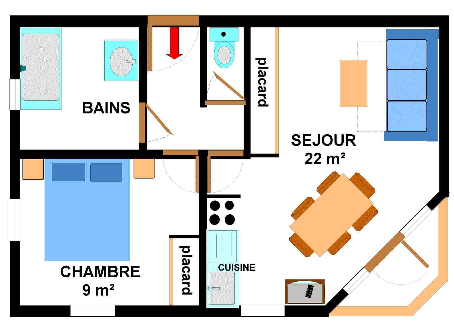 Plan du gîte