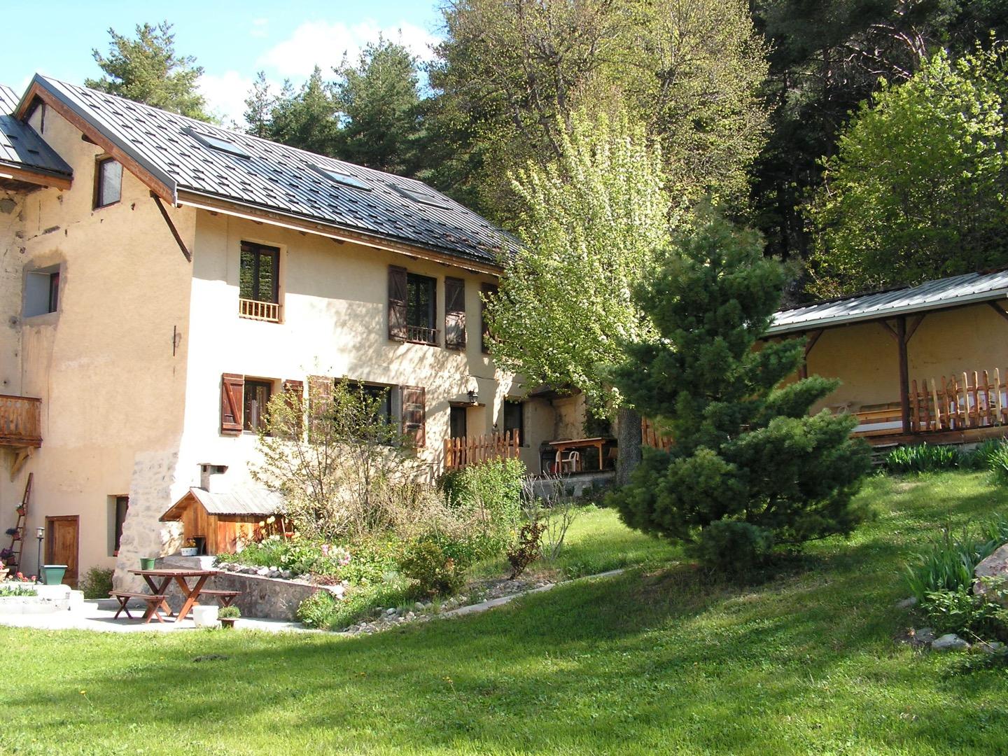 Le gîte côté jardin
