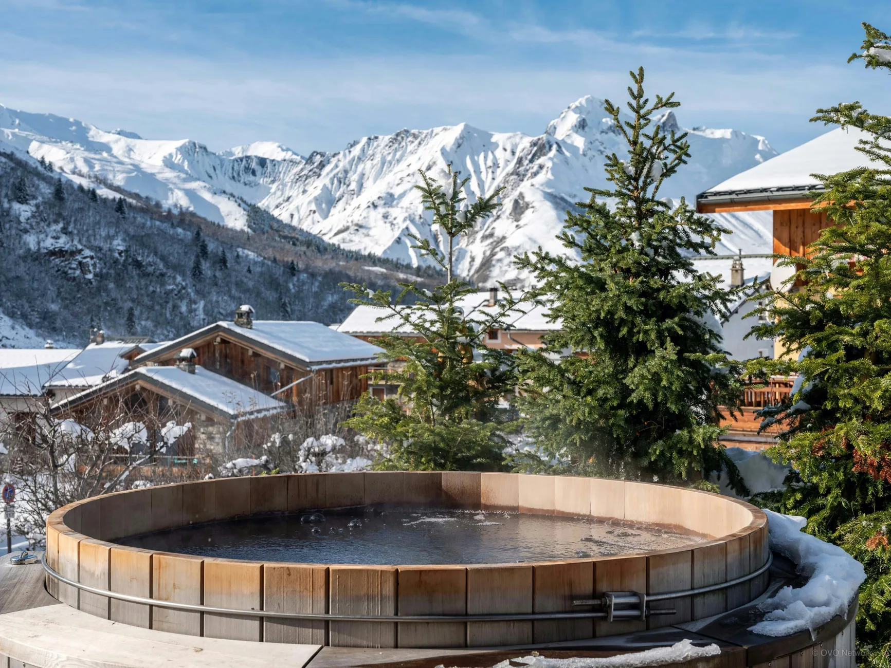 Vue depuis le bain nordique