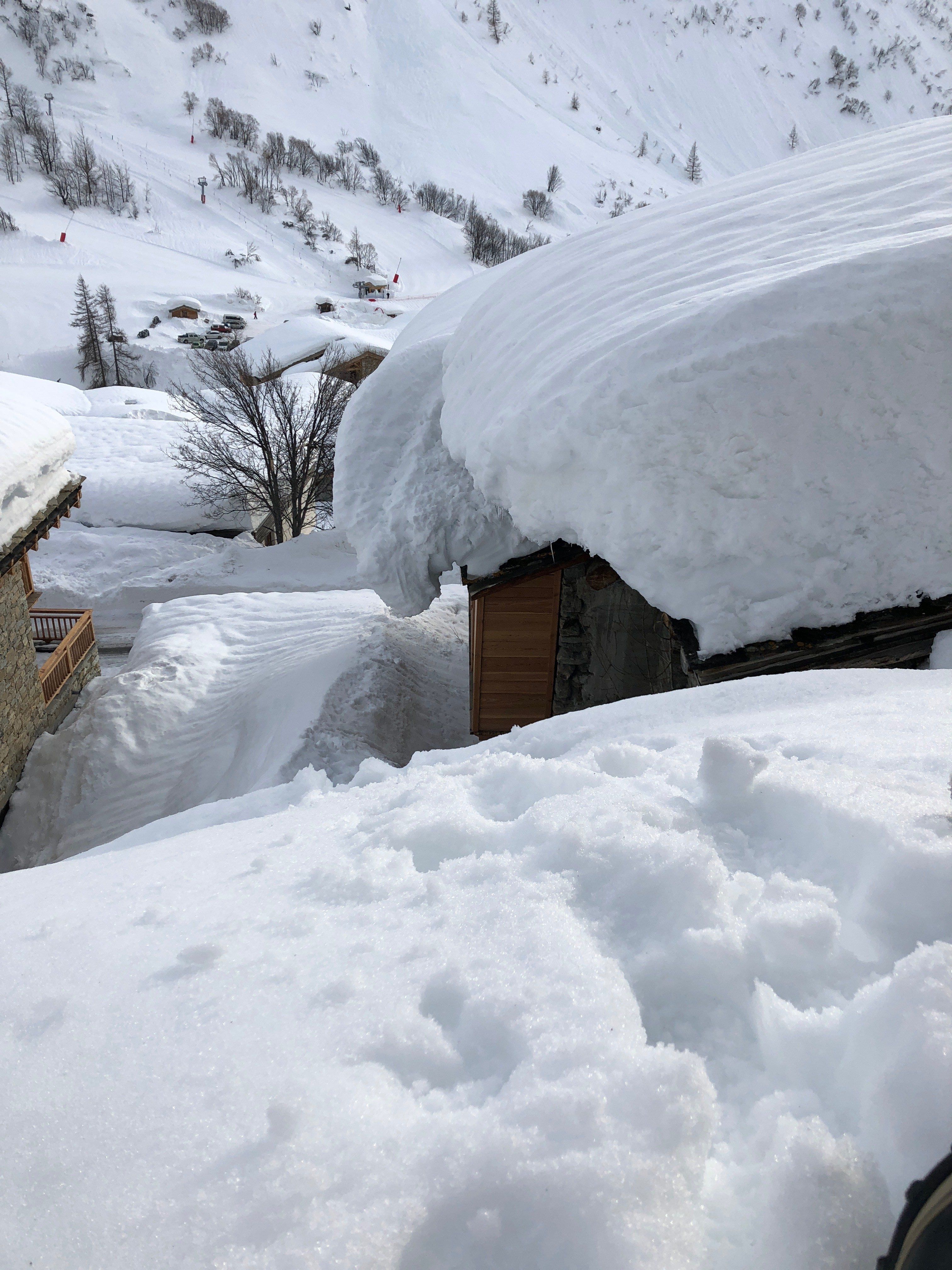 Chalet les mésanges enneigé