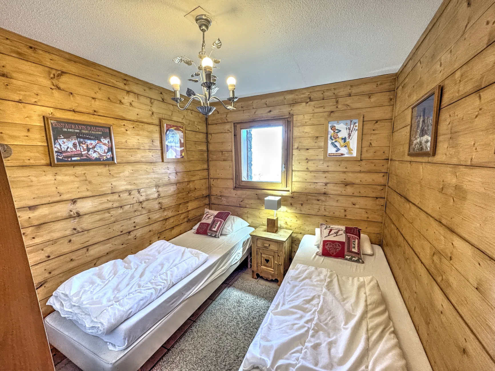 Chambre avec lits simple