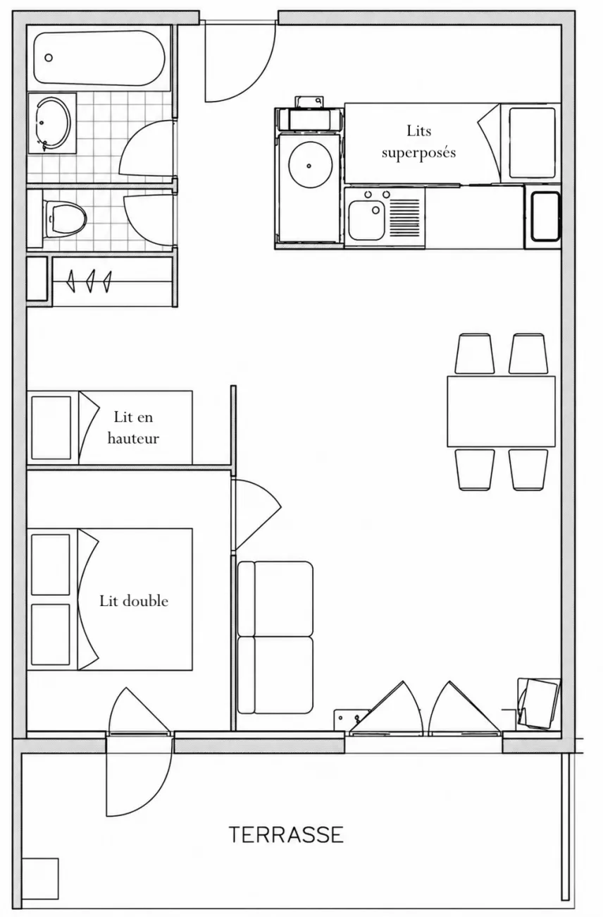 Plan de l'appartement