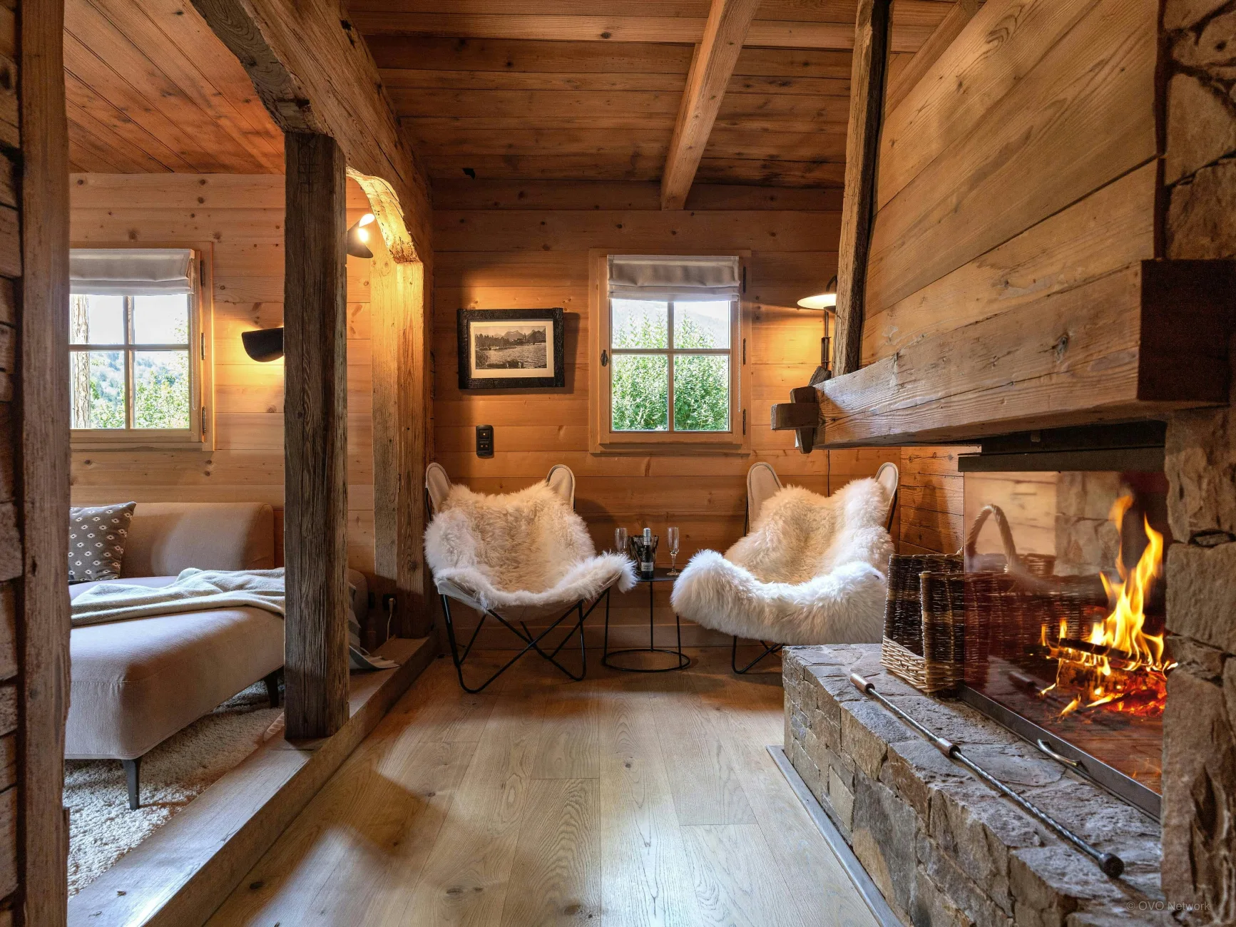 Espace cheminée cozy