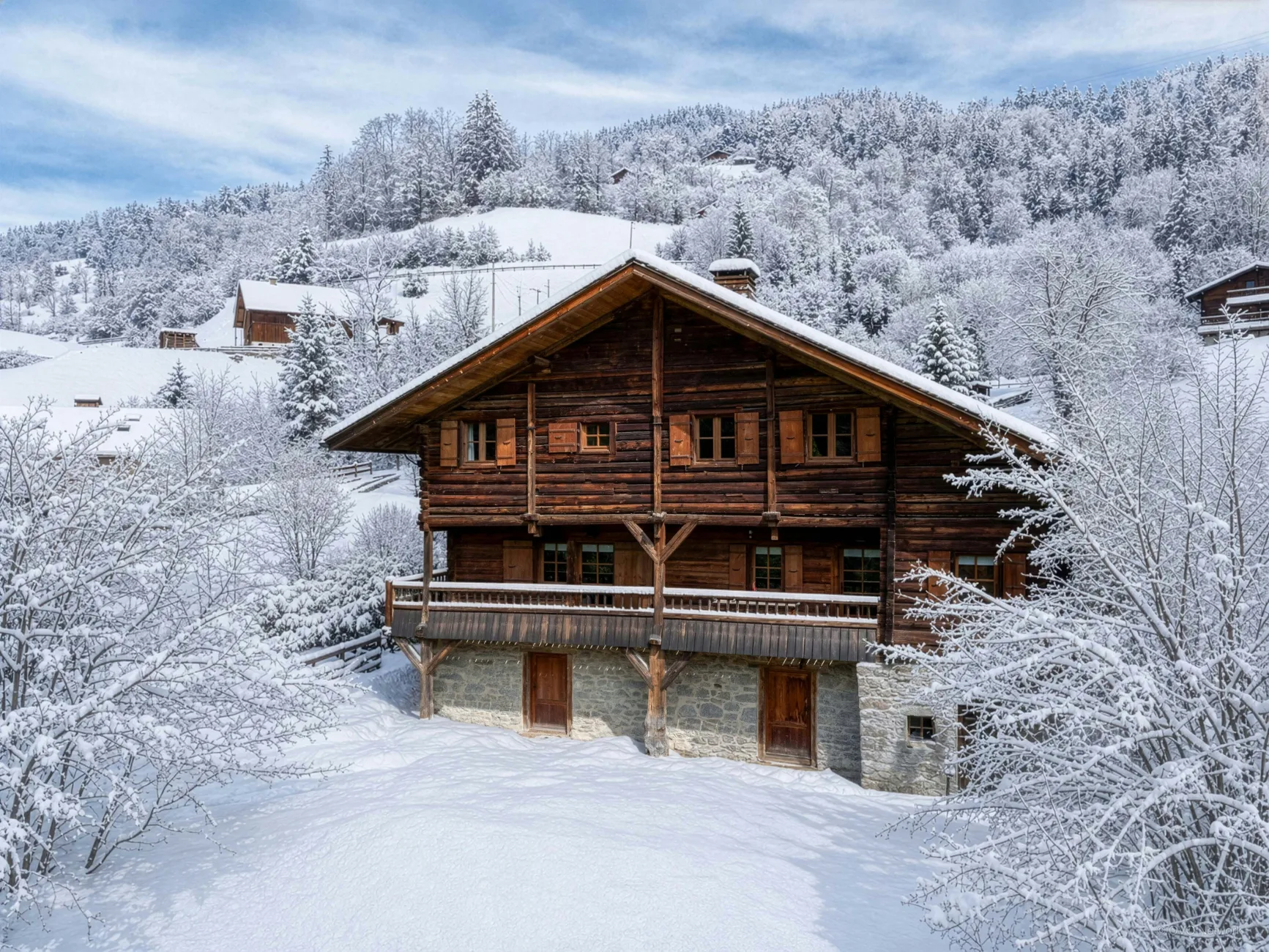 Vue de la propriété