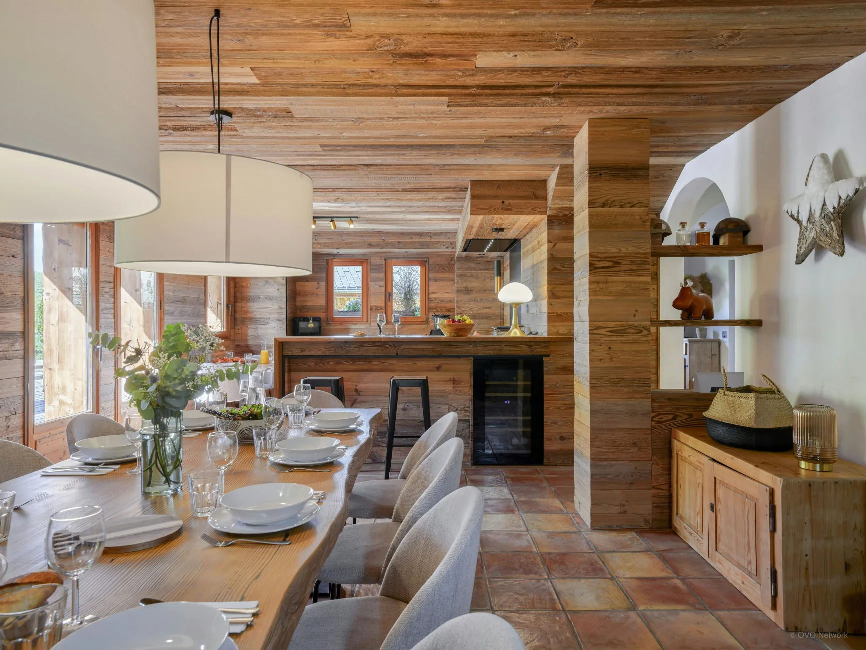 Espace dînatoire & cuisine
