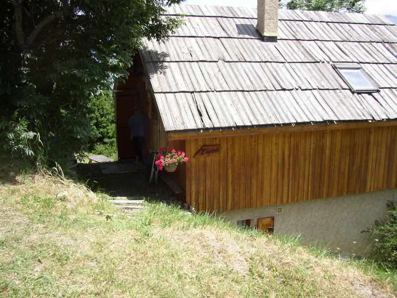 L'arrivée sur le chalet l'été