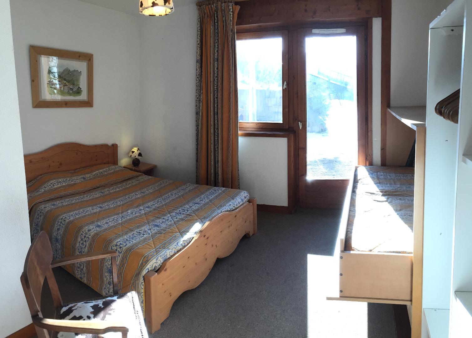 chambre double avec 3eme couchage