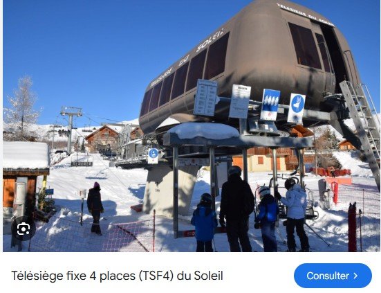 télésiège du soleil 4 places