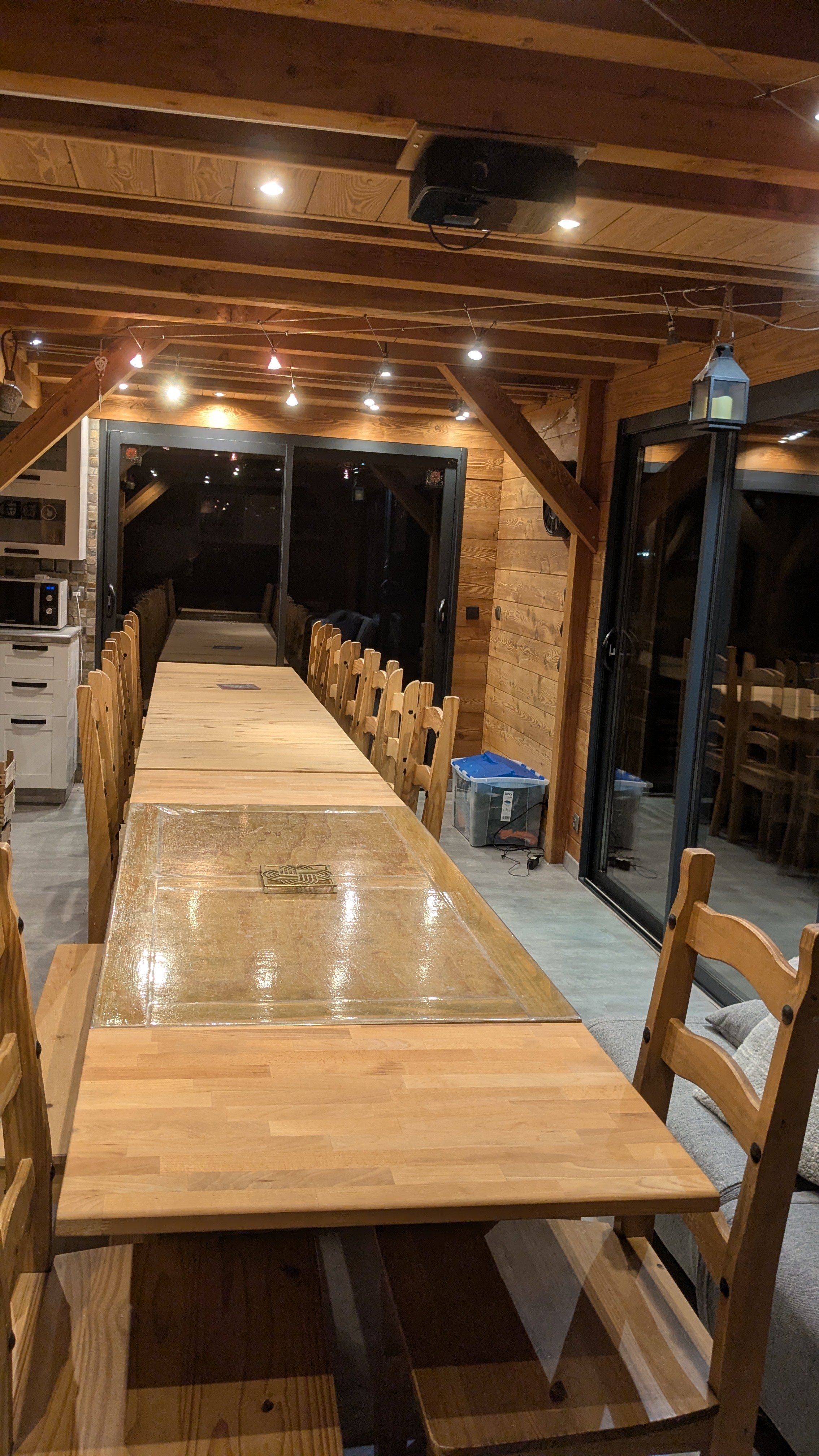 table repas 22 convives