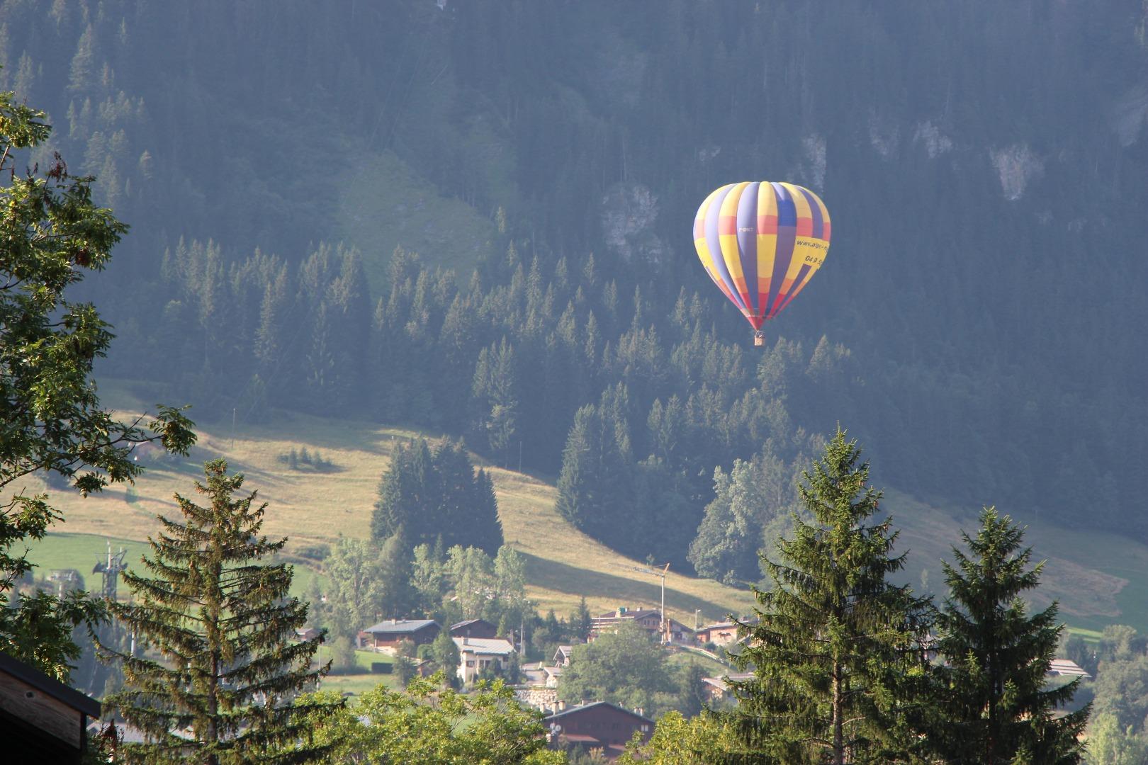 Le passage des montgolfières 