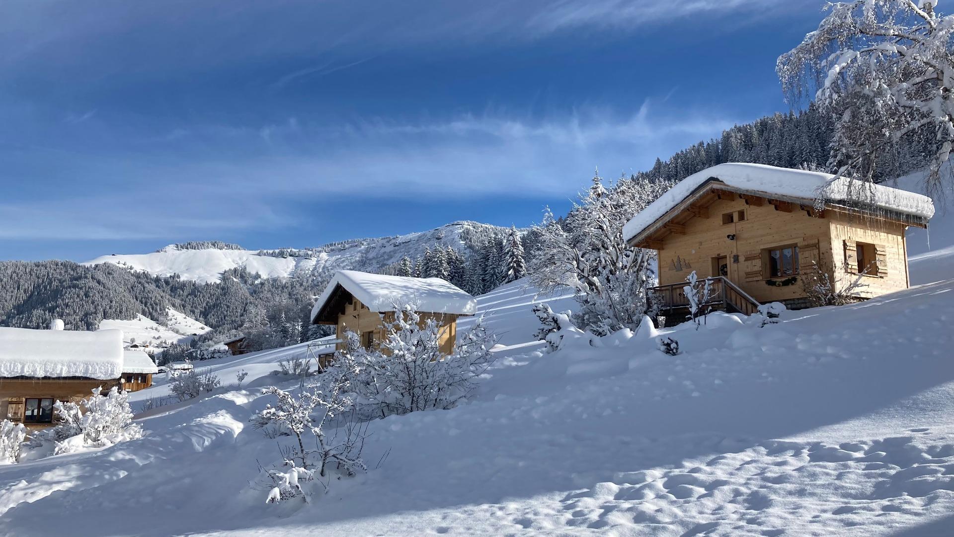 Janvier 2021: L'isolation extérieure des chalets entièrement refaite