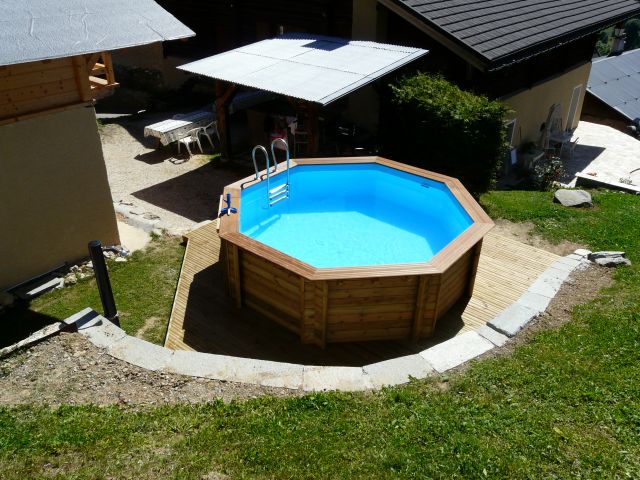piscine privée chauffée été