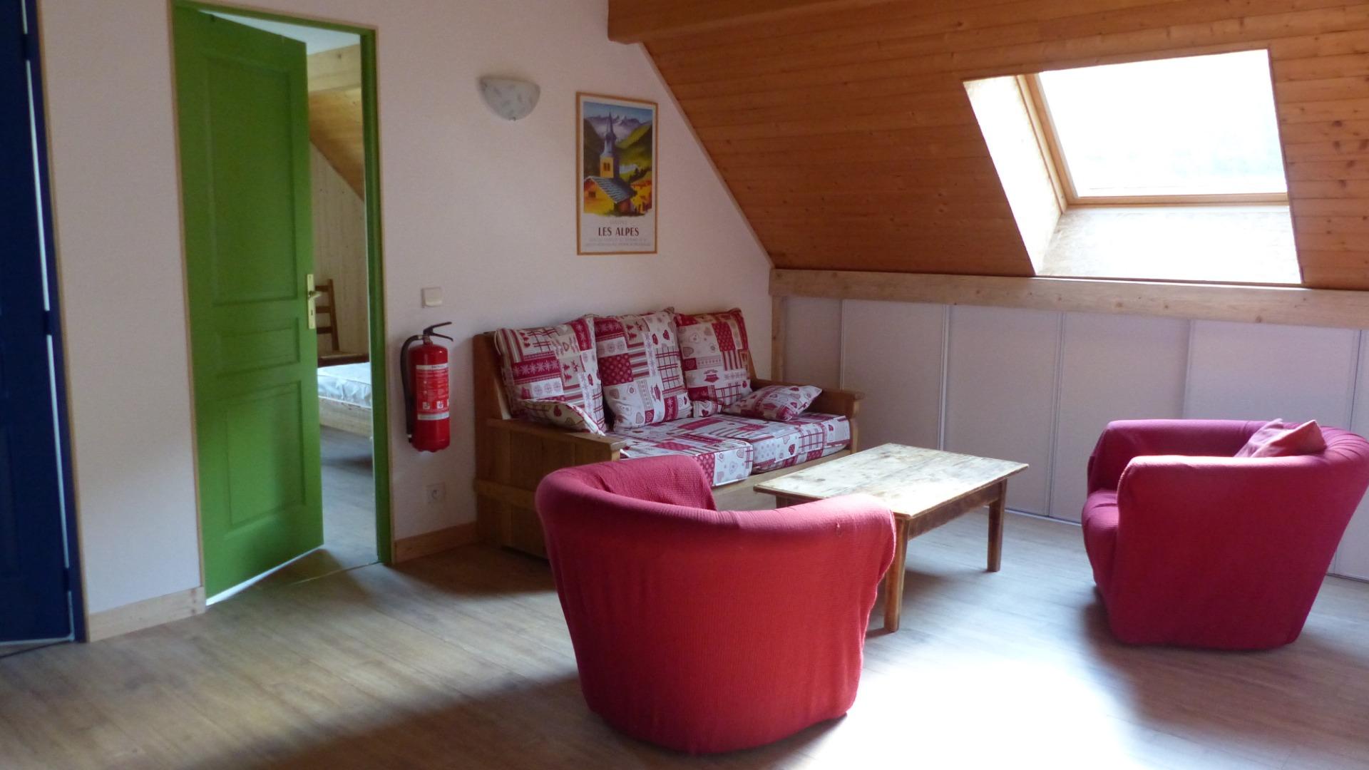 Le salon de l'étage
