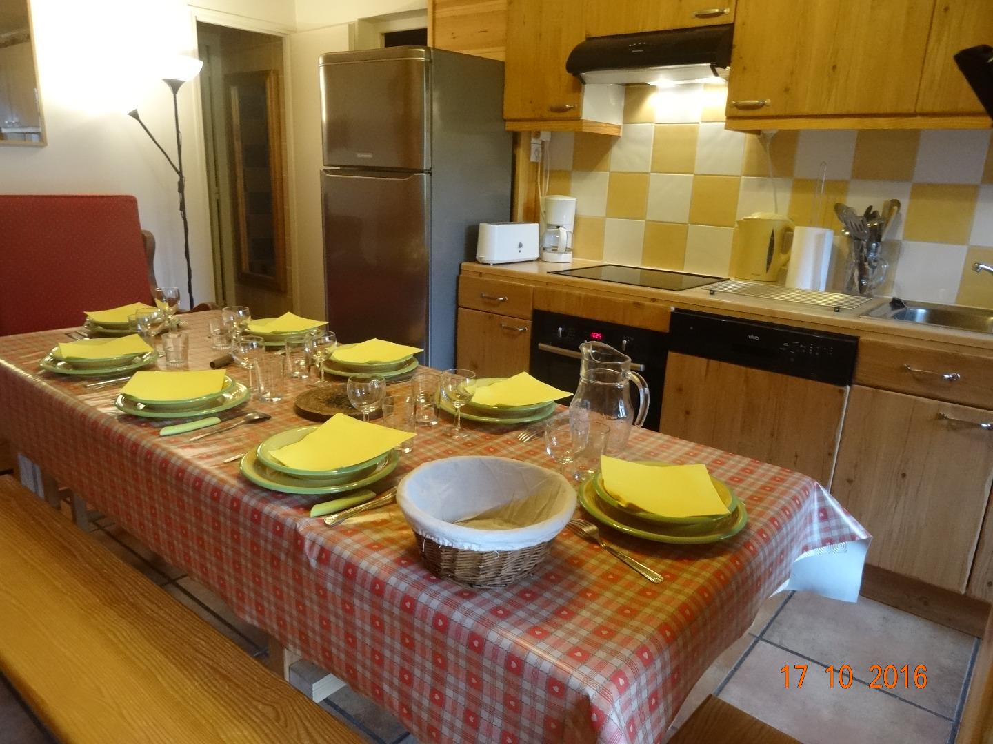 la table pour 8 personnes