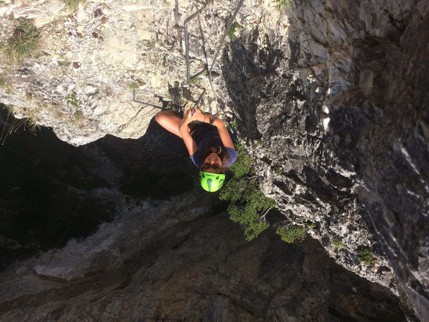 Via Ferrata: superbe site à 15 minutes avec 7 voies de niveaux F à TD
