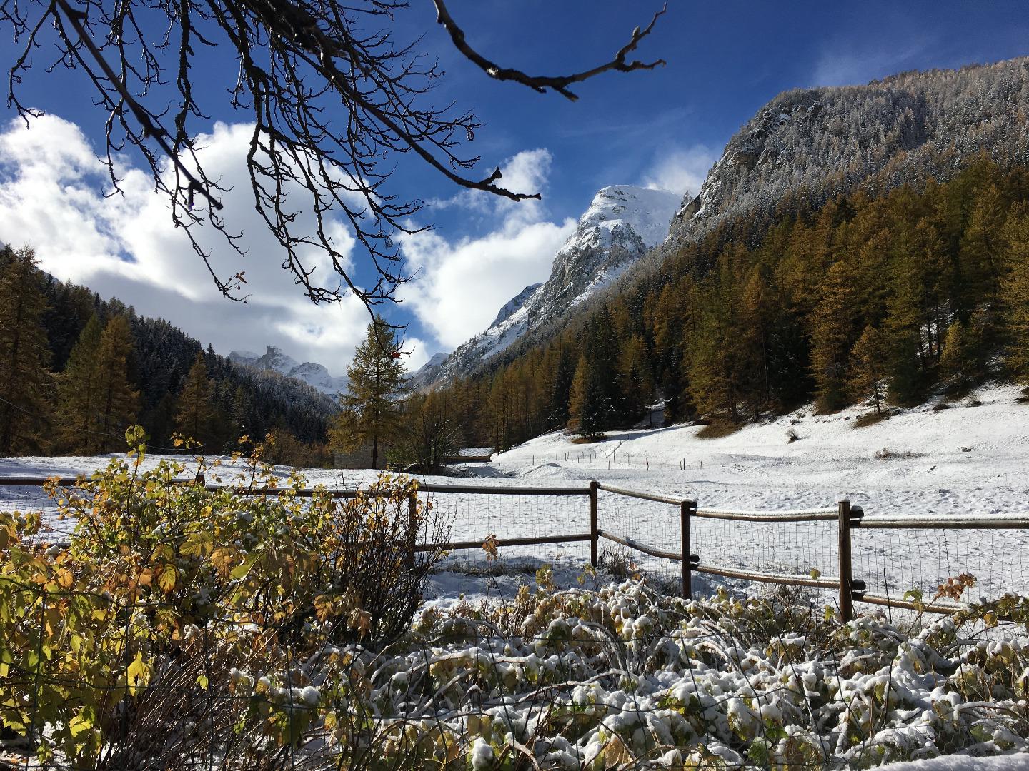 Fin octobre, il peut y avoir un peu de neige