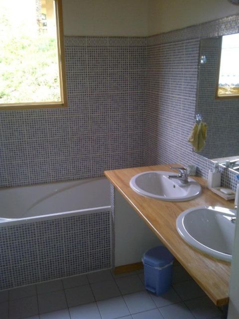SDB APPT 1avec baignoire / douche