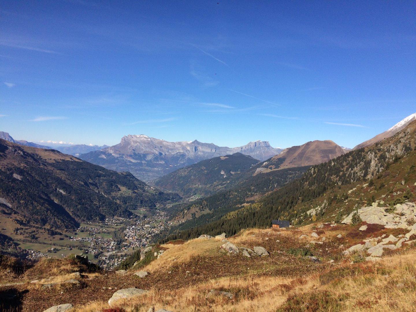 les contamines vues du col de Tré la Tête