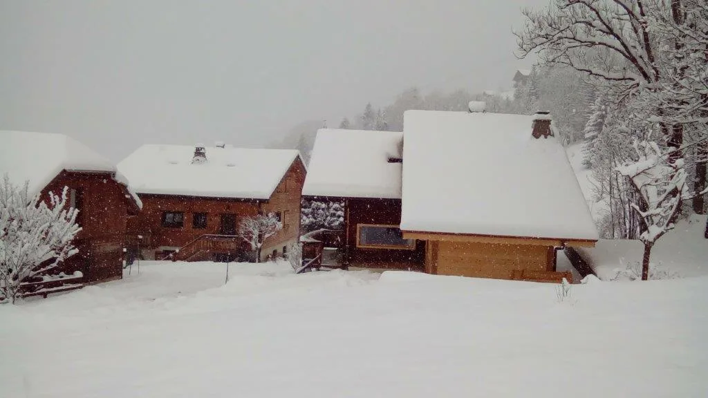 le chalet dans son environnement