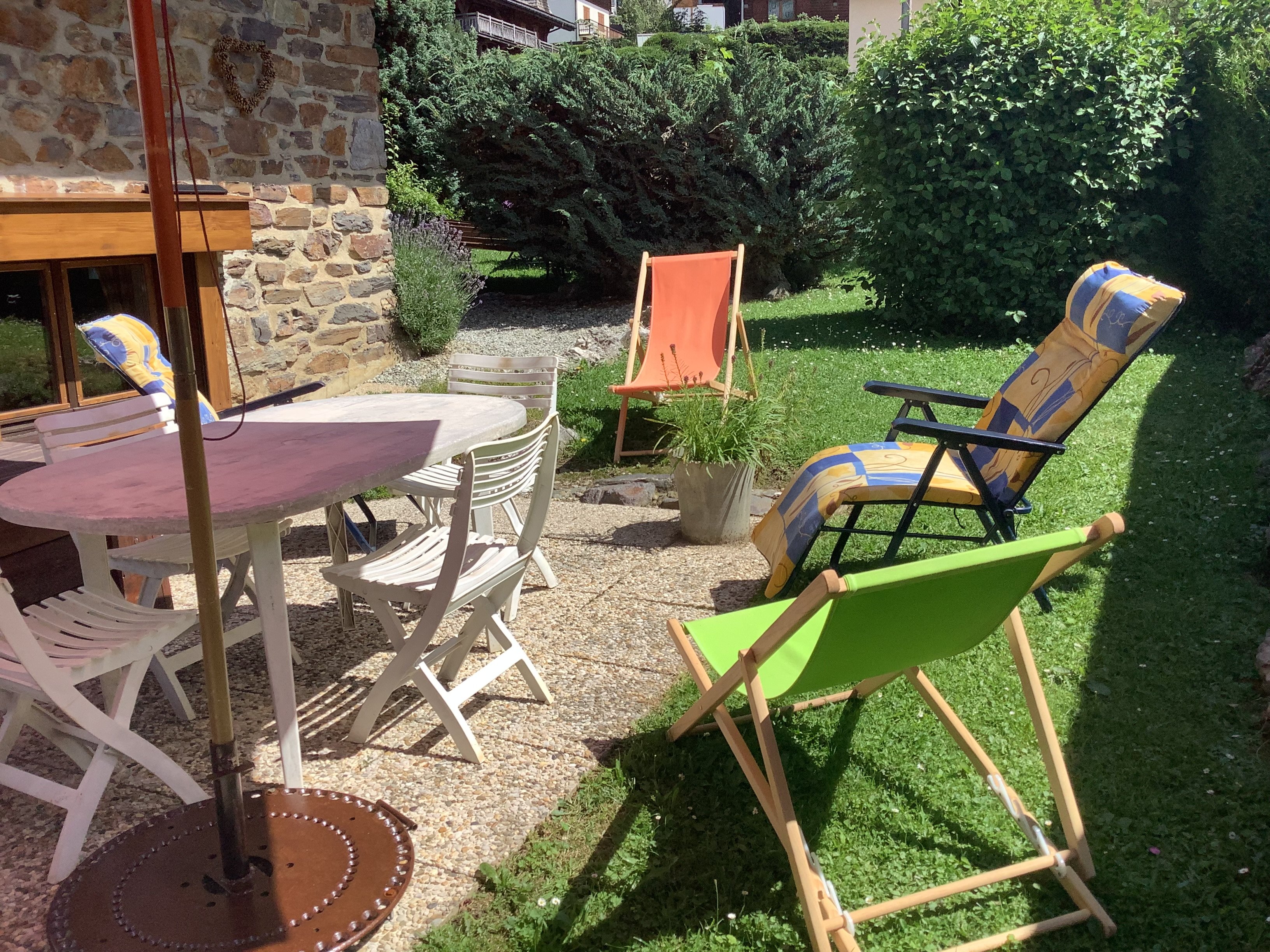 Vue sur la terrasse direction est 