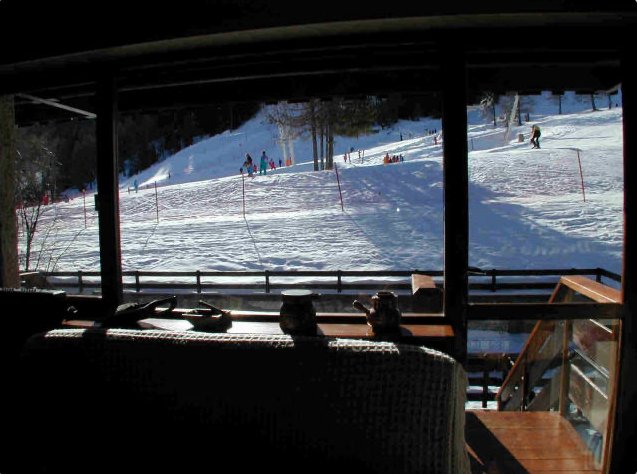Appartement donnant directement sur le front de neige