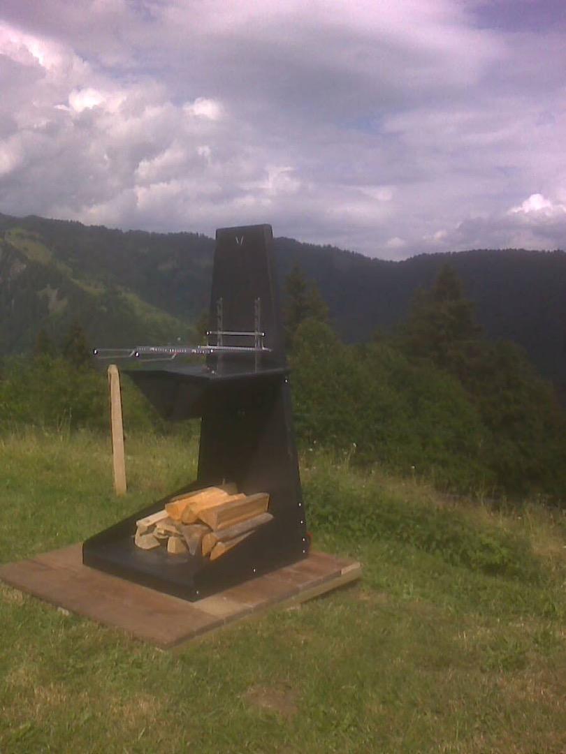 Barbecue en pleine nature
