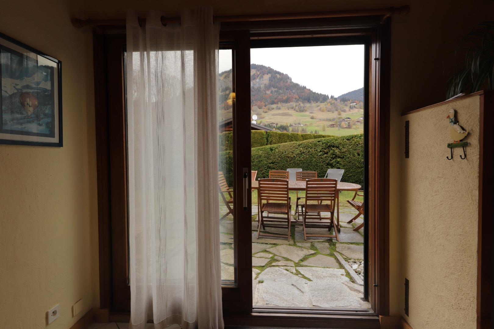 accès terrasse privative