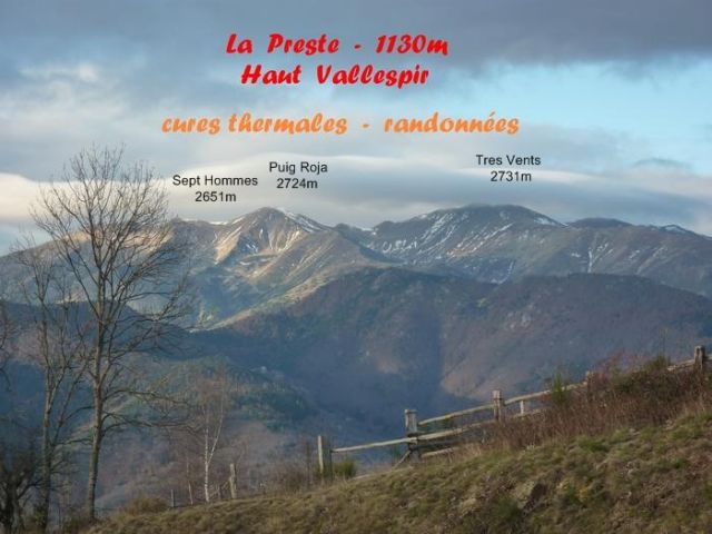 T4 meublé, La Preste, 1130m, Pyrénées Orientales